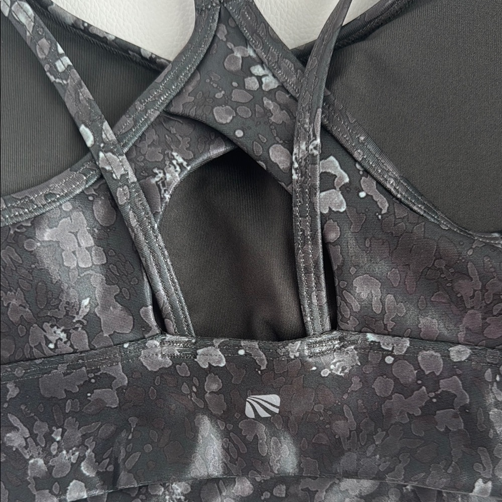 Women's Rosin Ink Watercolor Patterned Sports Bra - Picture 5 of 5